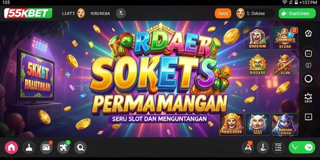 Tampilan gameplay Slot yang seru dan mengasyikkan di 55KBET.