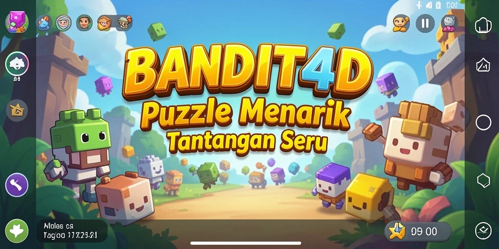 Tampilan gameplay seru dari BANDIT4D yang menantang.