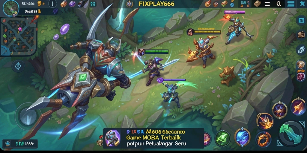 Gameplay menarik dengan pertarungan tim yang seru di FIXPLAY666.