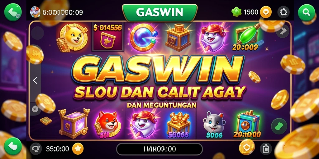 Tampilan gameplay GASWIN yang menarik dan penuh warna.