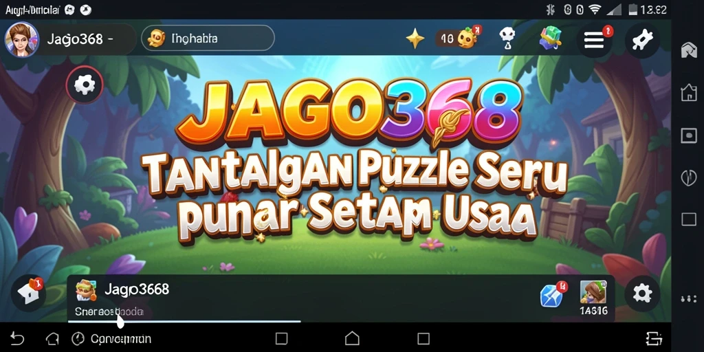Tampilan gameplay JAGO368 dengan tantangan Puzzle yang menarik.