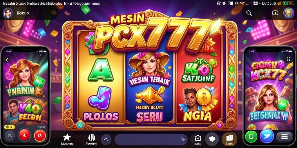 Tampilan gameplay seru dalam PCX777 dengan grafis menarik.