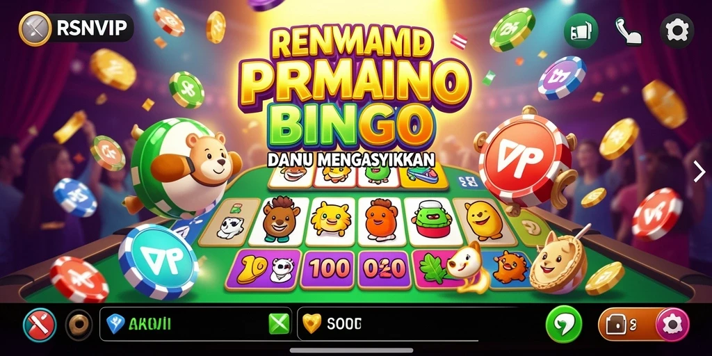 Tampilan screenshot gameplay RSNVIP yang penuh keseruan Bingo.