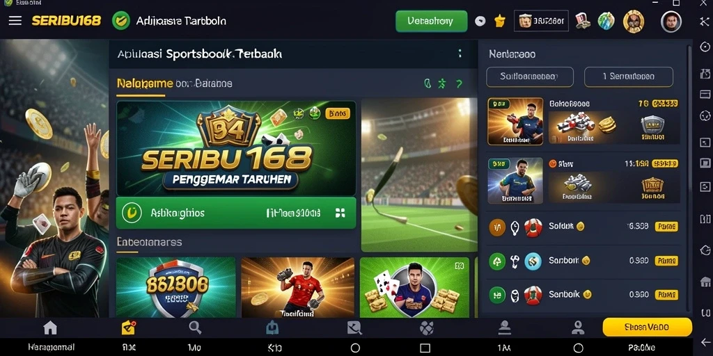 Tampilan menarik dari SERIBU168 saat bermain taruhan olahraga.